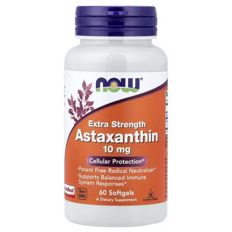 Viên Uống Astaxanthin Extra Strength 10 mg hộp 60 viên của Now Foods Date Xa NK