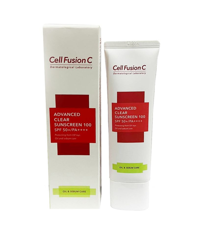 Kem Chống Nắng Kiềm Dầu Cell Fusion C Clear SPF50/PA+++ Date xa NK