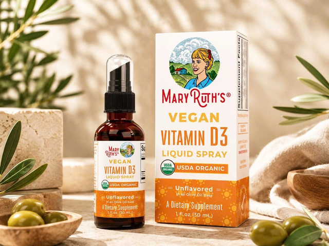 Xịt Vitamin D3 Lỏng không mùi vị MaryRuth’s 30 ml