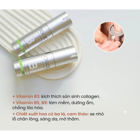 ASAP SUPER B COMPLEX Tinh Chất Làm Mờ Nám, Mờ Nếp Nhăn 30ML