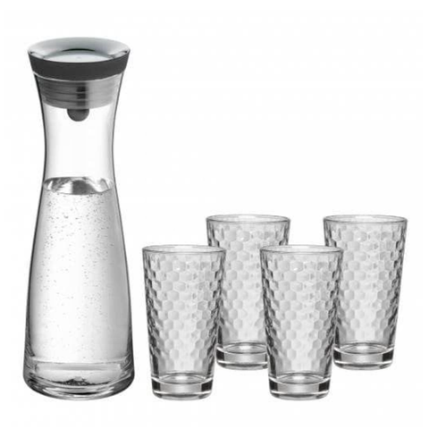 Bộ bình nước thủy tinh WMF Basic 5 món