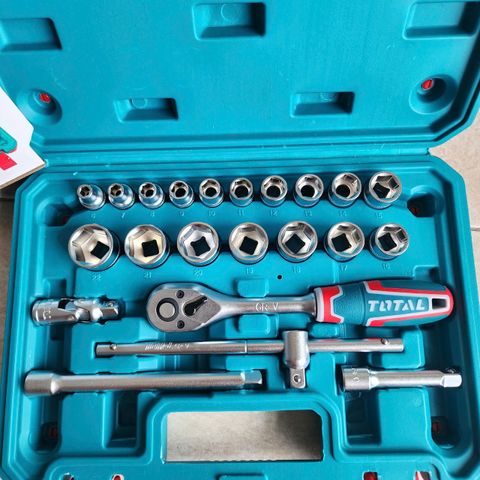 (T17) BỘ TUÝP 3 8 INCH 22 CHI TIẾT TOTAL THT38122 CHUYÊN NGHIỆP CHO MỌI CÔNG VIỆC SỬA CHỮA