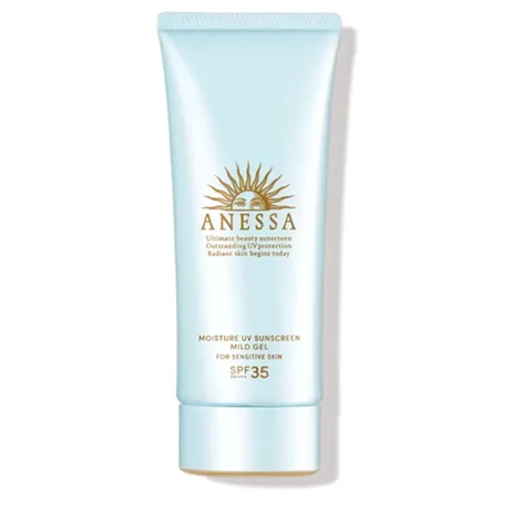 Gel Chống Nắng Anessa Xanh Moisture UV SPF35 PA+++ 90g NK chính hãng