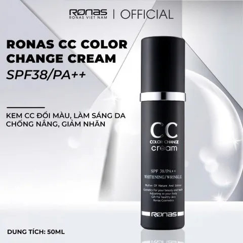 KEM NỀN CHỐNG NẮNG CC CREAM RONAS HÀN QUỐC