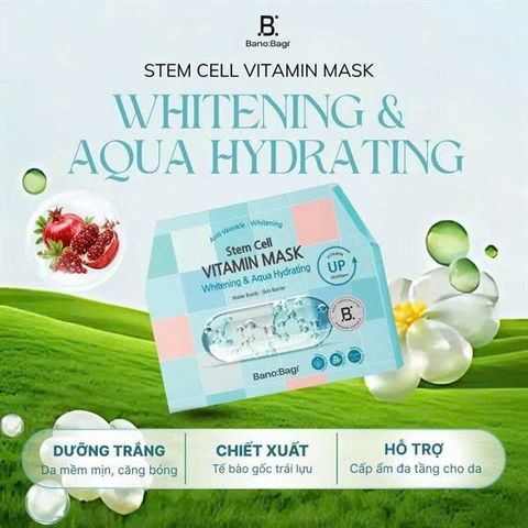 MẶT NẠ BANOBAGI STEM CELL VITAMIN MASK 10 MIẾNG