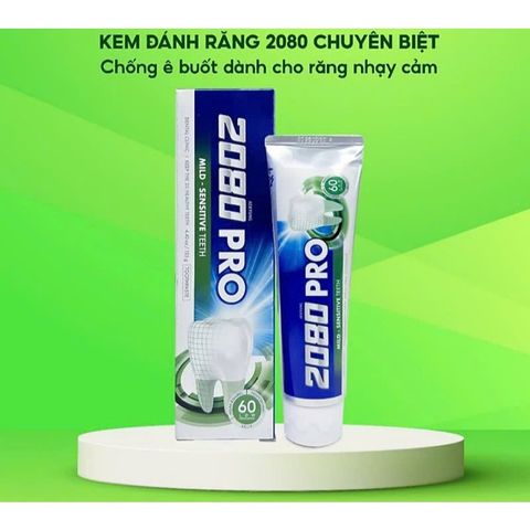 KEM ĐÁNH RĂNG CAO CẤP 2080 PRO GIẢI PHÁP CHO NỤ CƯỜI KHỎE ĐẸP