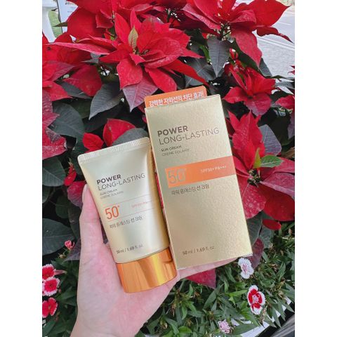 Kem chống nắng The Face Shop Natural Sun Eco Power Long Lasting Sun Cream SPF50+ PA+++
