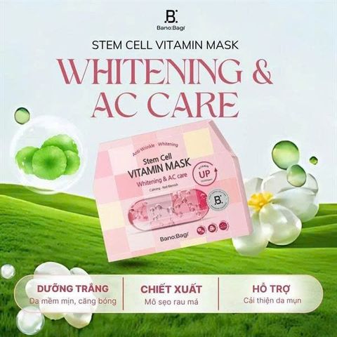 MẶT NẠ BANOBAGI STEM CELL VITAMIN MASK 10 MIẾNG