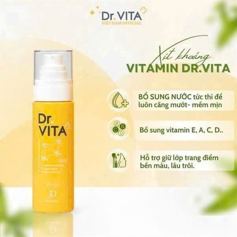 XỊT KHOÁNG CẤP ẨM PA DR.VITA 80ml