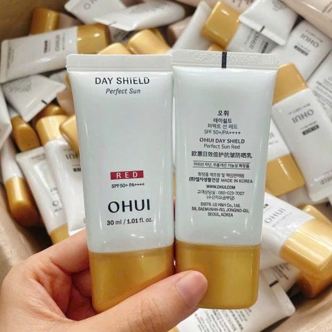 KEM CHỐNG NẮNG OHUI BLACK & OHUI RED BẢO VỆ DA TOÀN DIỆN, CHỐNG NẮNG CHUẨN HÀN