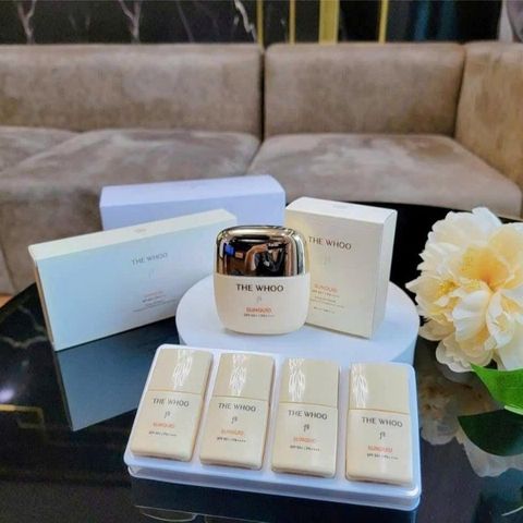 KEM CHỐNG NẮNG WHOO GONG JIN HYANG SUNQUID Mua #50ml – Tặng ngay #52ml siêu hời