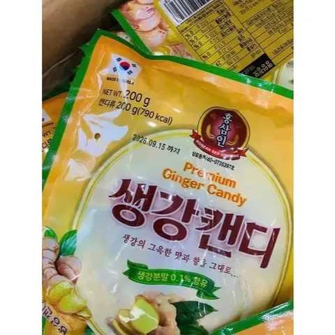 KẸO GỪNG 365 PREMIUM GINGER CANDY HÀN QUỐC