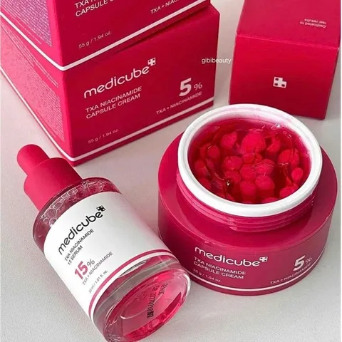 SERUM VÀ KEM DƯỠNG MEDICUBE TXA + NIACINAMIDE SÁNG DA MỜ THÂM ĐỀU MÀU HIỆU QUẢ