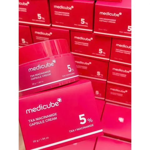 SERUM VÀ KEM DƯỠNG MEDICUBE TXA + NIACINAMIDE SÁNG DA MỜ THÂM ĐỀU MÀU HIỆU QUẢ