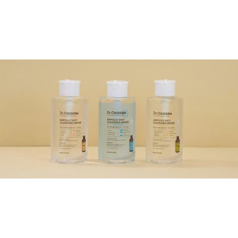 NƯỚC TẨY TRANG DR.OGIDERM 500ML SẠCH SÂU, DỊU NHẸ, CHĂM DA TỪ BƯỚC ĐẦU TIÊN