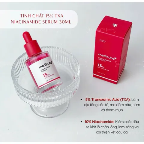 SERUM VÀ KEM DƯỠNG MEDICUBE TXA + NIACINAMIDE SÁNG DA MỜ THÂM ĐỀU MÀU HIỆU QUẢ