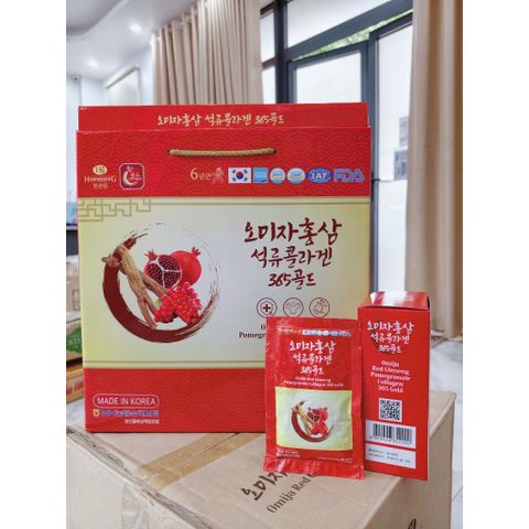 NƯỚC HỒNG SÂM OMIJA LỰU 365 GOLD  ĐẸP DA, KHỎE DÁNG MỖI NGÀY