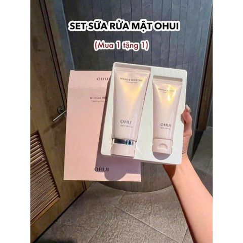 SET SỮA RỬA MẶT OHUI HỒNG