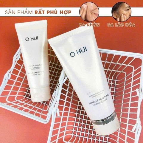 SET SỮA RỬA MẶT OHUI HỒNG