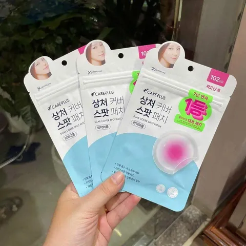 Sales Miếng dán mụn Olive Young Care Plus Spot Patch Mẫu mới cải tiến