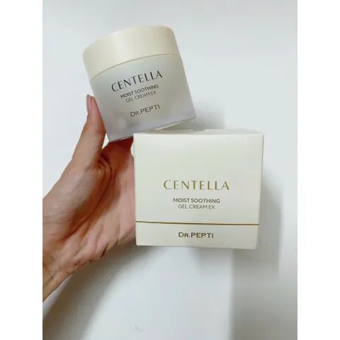 KEM DƯỠNG DR.PEPTI CENTELLA MOIST SOOTING GEL CREAM 70ML GẤP ĐÔI DƯỠNG CHẤT 72% CHIẾT XUẤT RAU MÁ