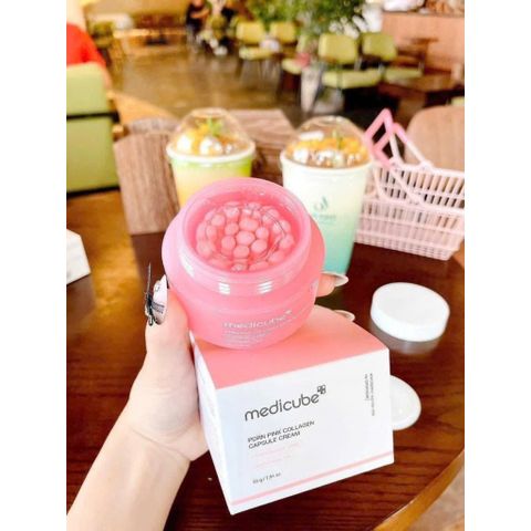 KEM DƯỠNG MEDICUBE DRN PINK COLLAGEN CAPSULE CREAM