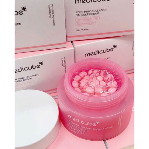 KEM DƯỠNG MEDICUBE DRN PINK COLLAGEN CAPSULE CREAM