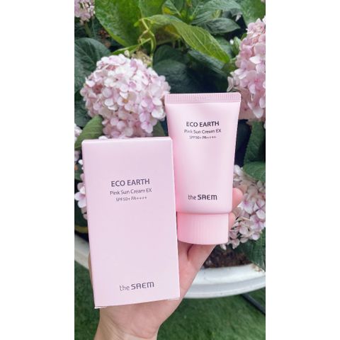 KEM CHỐNG NẮNG The Saem Eco Earth Power Pink SPF50+ PA+++