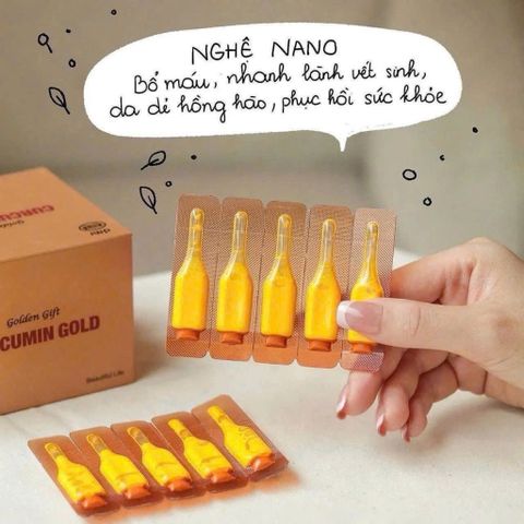 Tinh Nghệ Nano Golden Gift Curcumin Gold Hàn Quốc 100 tép