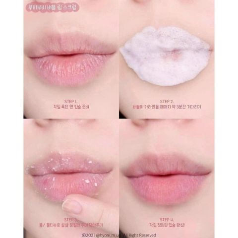 TẨY DA CHẾT MÔI BUBI BUBI LIP BÍ QUYẾT CHO ĐÔI MÔI HỒNG HÀO, MỊN MÀNG