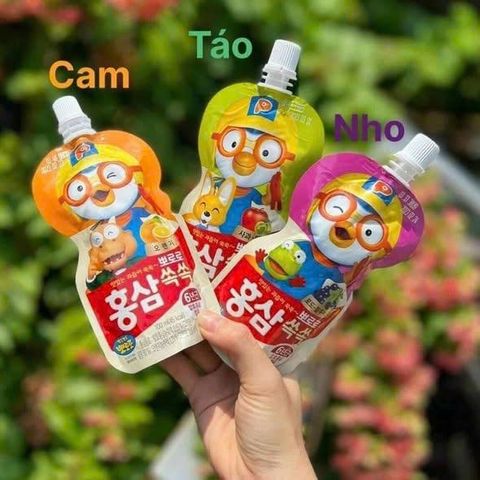 NƯỚC TÁO - NƯỚC LÊ HỒNG SÂM DODAMPOS CM (10 gói * 90ml)