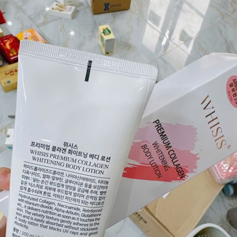 KEM DƯỠNG TRẮNG BODY CHỐNG NẮNG WHISIS 200ml