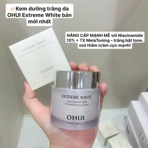 Kem dưỡng trắng da hết nám OHUI Extreme White bản mới nhất 60ML