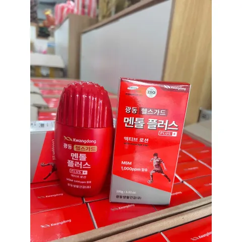 DẦU NÓNG HÀN QUỐC KWANGDONG – GIẢM ĐAU NHỜ HOẠT CHẤT MSM 100G GIÁ SALES THÁNG 4