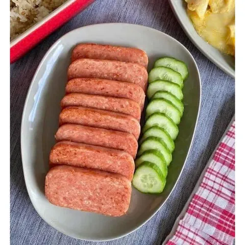 THỊT HỘP LOTTE THE LUNCHEON MEAT HÀN QUỐC  NGON TIỆN LỢI, ĂN LÀ MÊ 350G