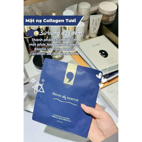 MẶT NẠ DERM-ALL MATRIX Công nghệ collagen dạng thạch hiệu quả gấp 10 lần mặt nạ giấy thông thường