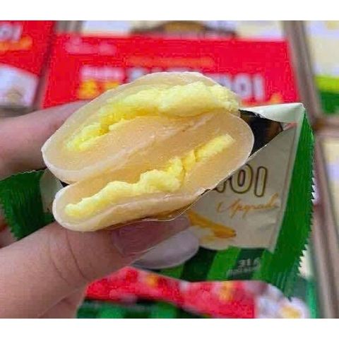BÁNH MOCHI DẺO HÀN QUỐC BANANA CHARLTEOK PIE QUEEN BIN Hộp 10 bánh x 31g (310g)