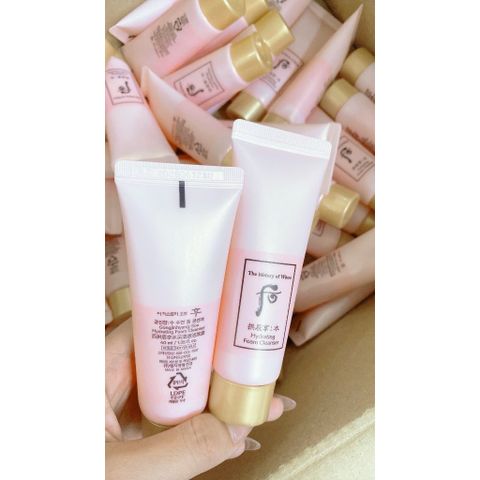SỮA RỬA MẶT WHOO HỒNG 40ML TÁCH SET NO BOX
