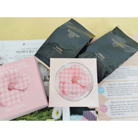 Set Phấn Nước OHUI ULTIMATE COVER CUSHION MOISTURE MẪU MỚI 2026