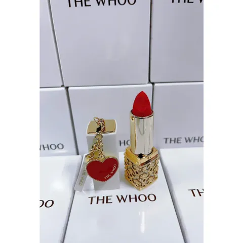 SON Whoo Gongjinhyang Mi Velvet Lip Rouge No.24 Red Orange sắc đỏ cam mềm mượt như nhung dưỡng ẩm sâu