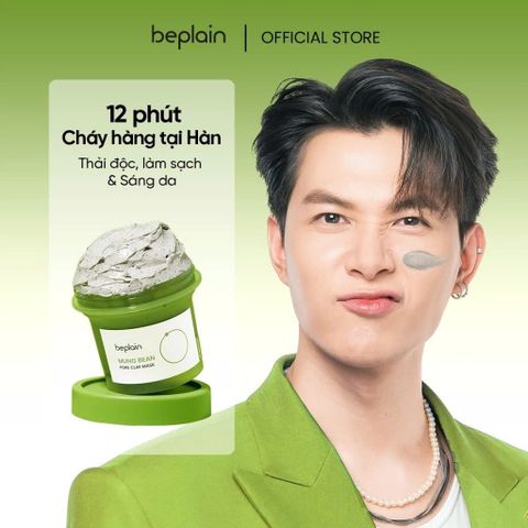 Mặt Nạ Đất Sét Beplain Mungbean Pore Clay Mask