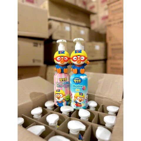 Sữa tắm gội xả 3 in 1 PORORO 400ML HÀN QUỐC