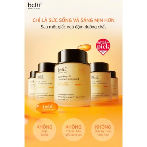 Mặt Nạ Ngủ Belif Super Knights Mask 75ml