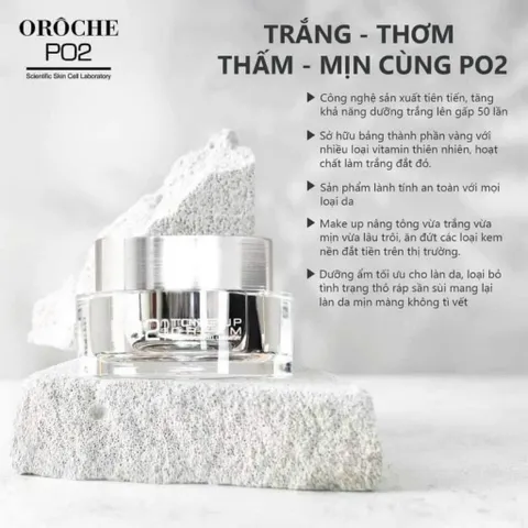 KEM DƯỠNG TRẮNG DA PO2 TONE UP CREAM