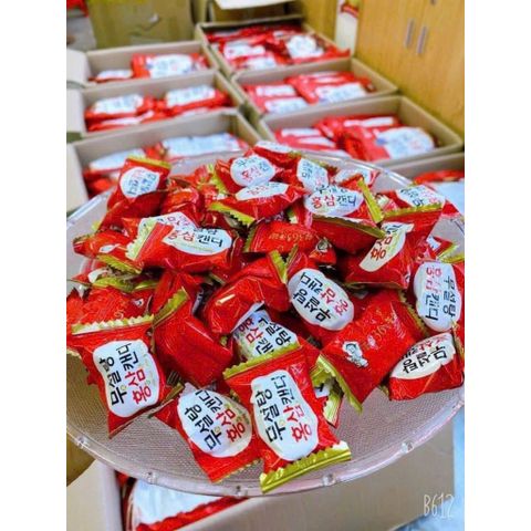 Kẹo Hồng Sâm Không Đường Hàn Quốc 365 Gói 500g