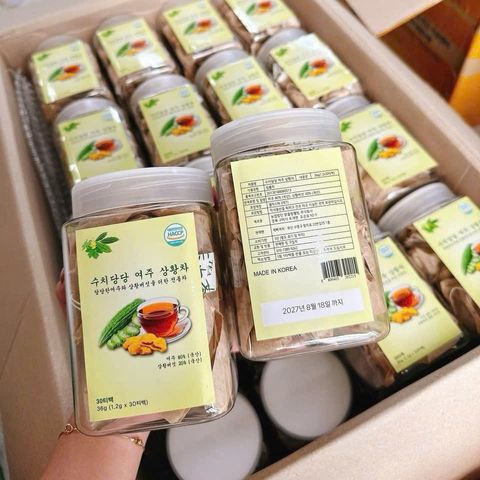 TRÀ NHÂN SÂM HOA CÚC MƯỚP ĐẮNG 30 GÓI TỐT SỨC KHỎE gói trọn chữ Hiếu, trao trọn an tâm