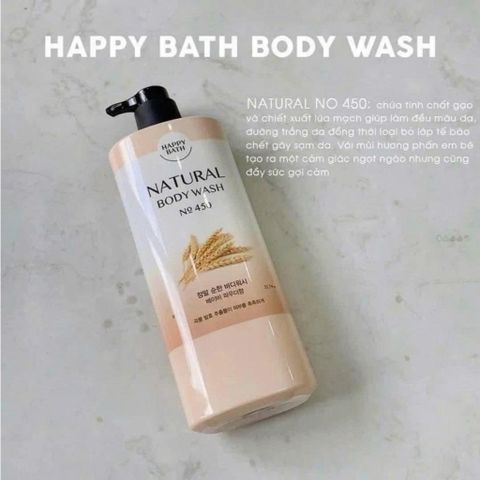 Sữa tắm Happy Bath Gạo 900ml