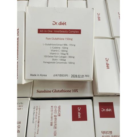 NƯỚC UỐNG TRẮNG DA GLUTATHIONE DR.DIET