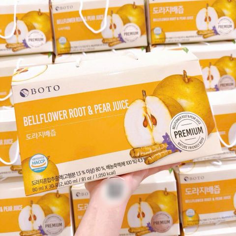 NƯỚC HỒNG SÂM LÊ HOA CHUÔNG [BOTO] BELLFLOWER ROOT & PEAR JUICE