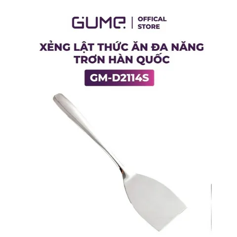 Xẻng lật thức ăn đa năng inox 304 trơn Hàn Quốc GM-D2114S